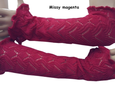 Invero Stulpen MISSY - 100% Schurwolle (Merino extra fein)