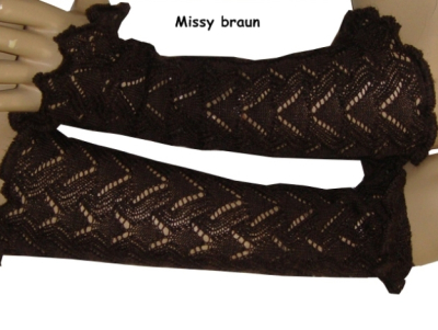 Invero Stulpen MISSY - 100% Schurwolle (Merino extra fein)