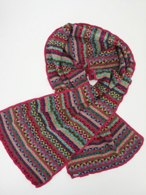 Invero Schal PAT -100% Schurwolle (Merino extra fein)
