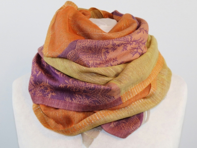 Ahmaddy Schal Lurexa - 50%Baumwolle/45%Schurwolle/5%Lurex