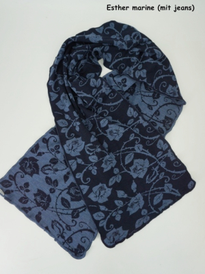 Invero Merinoschal Esther - 100% Schurwolle (Merino extra fein)