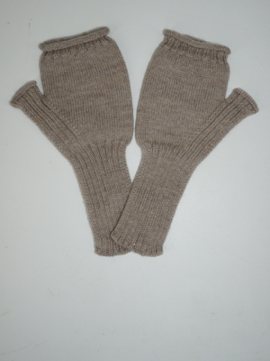 Invero Armstulpen Karina (mit Daumen) - 100% Schurwolle (Merino extra fein)