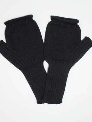 Invero Armstulpen Karina (mit Daumen) - 100% Schurwolle (Merino extra fein)