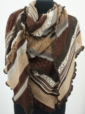 Invero KYRA Tuch - 100% Schurwolle (Merino extra fein)