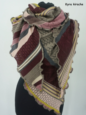 Invero KYRA Tuch - 100% Schurwolle (Merino extra fein)