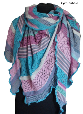 Invero KYRA Tuch - 100% Schurwolle (Merino extra fein)