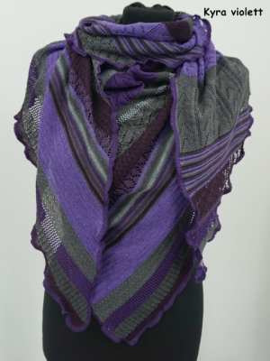 Invero KYRA Tuch - 100% Schurwolle (Merino extra fein)
