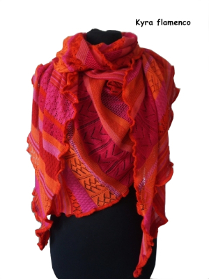 Invero KYRA Tuch - 100% Schurwolle (Merino extra fein)