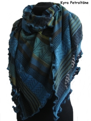 Invero KYRA Tuch - 100% Schurwolle (Merino extra fein)