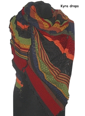 Invero KYRA Tuch - 100% Schurwolle (Merino extra fein)