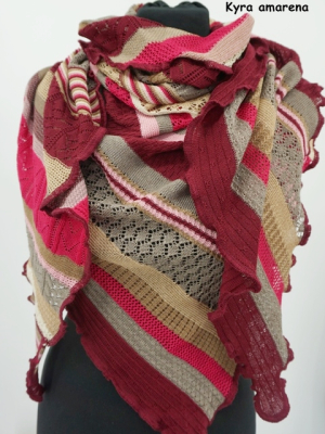 Invero KYRA Tuch - 100% Schurwolle (Merino extra fein)