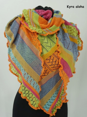 Invero KYRA Tuch - 100% Schurwolle (Merino extra fein)