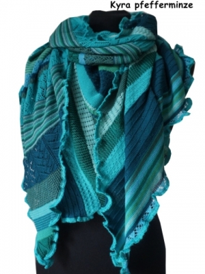 Invero KYRA Tuch - 100% Schurwolle (Merino extra fein)
