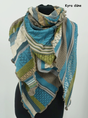 Invero KYRA Tuch - 100% Schurwolle (Merino extra fein)