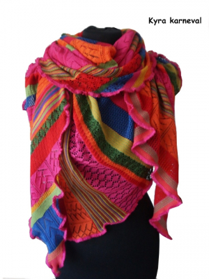 Invero KYRA Tuch - 100% Schurwolle (Merino extra fein)