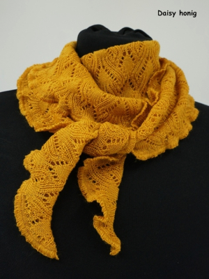 Invero mini scarf Daisy - 100% Schurwolle (Merino extra fein)