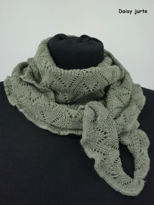 Invero mini scarf Daisy - 100% Schurwolle (Merino extra fein)
