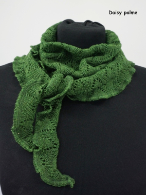 Invero mini scarf Daisy - 100% Schurwolle (Merino extra fein)