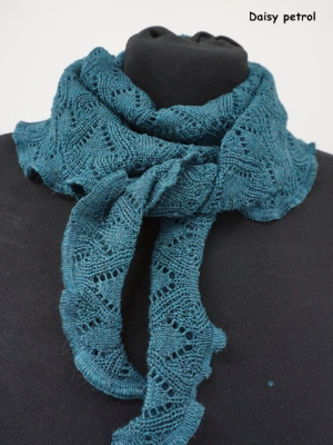 Invero mini scarf Daisy - 100% Schurwolle (Merino extra fein)