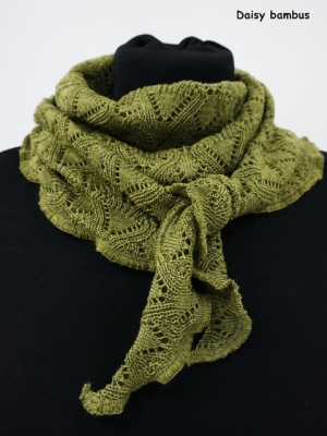 Invero mini scarf Daisy - 100% Schurwolle (Merino extra fein)