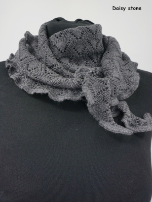 Invero mini scarf Daisy - 100% Schurwolle (Merino extra fein)
