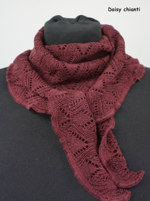 Invero mini scarf Daisy - 100% Schurwolle (Merino extra fein)