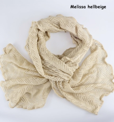 Invero Baumwollschal Melissa - 100% kbA Baumwolle