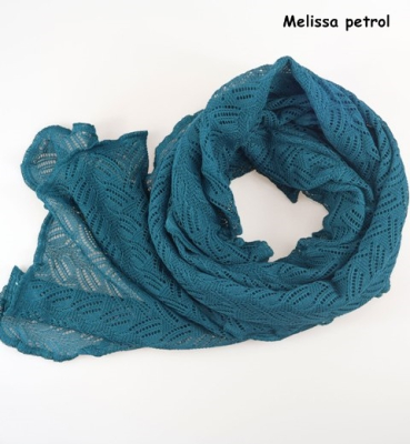Invero Baumwollschal Melissa - 100% kbA Baumwolle