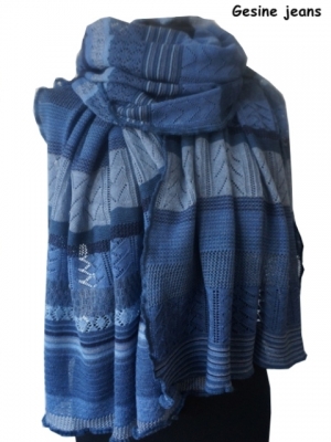 Invero Stola GESINE - 100% Schurwolle (Merino extra fein)