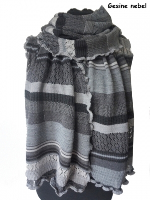 Invero Stola GESINE - 100% Schurwolle (Merino extra fein)