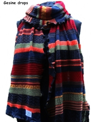 Invero Stola GESINE - 100% Schurwolle (Merino extra fein)