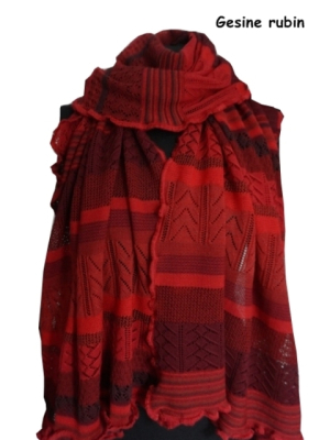 Invero Stola GESINE - 100% Schurwolle (Merino extra fein)