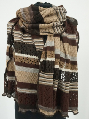 Invero Stola GESINE - 100% Schurwolle (Merino extra fein)