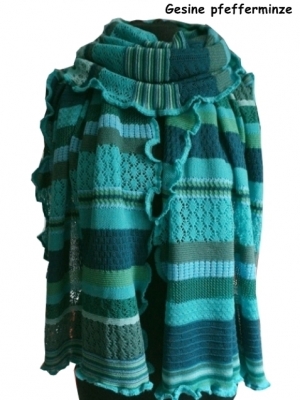 Invero Stola GESINE - 100% Schurwolle (Merino extra fein)
