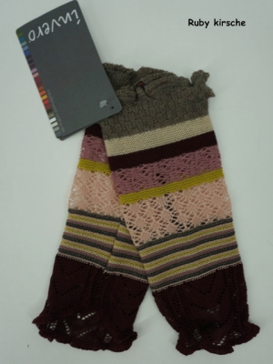 Invero Stulpen RUBY - 100% Schurwolle (Merino extra fein)