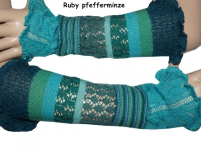 Invero Stulpen RUBY - 100% Schurwolle (Merino extra fein)