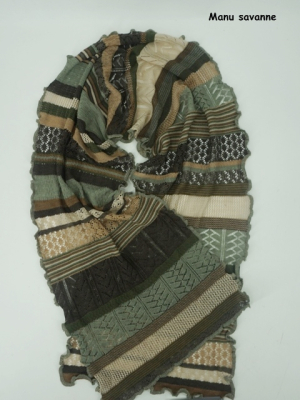 Invero Schal MANU - 100% Schurwolle (Merino extra fein)