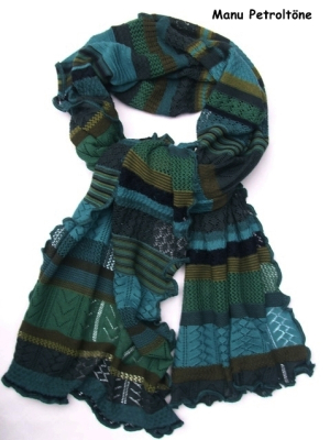 Invero Schal MANU - 100% Schurwolle (Merino extra fein)