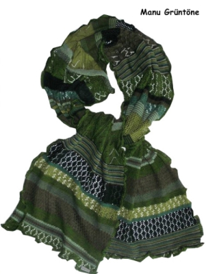 Invero Schal MANU - 100% Schurwolle (Merino extra fein)