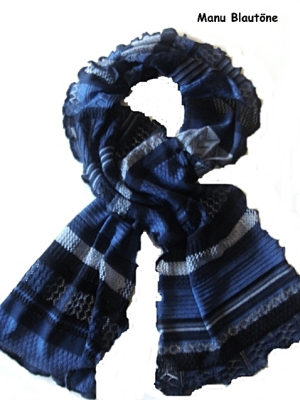 Invero Schal MANU - 100% Schurwolle (Merino extra fein)