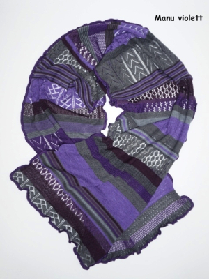 Invero Schal MANU - 100% Schurwolle (Merino extra fein)