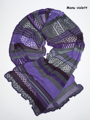 Invero Schal MANU - 100% Schurwolle (Merino extra fein)