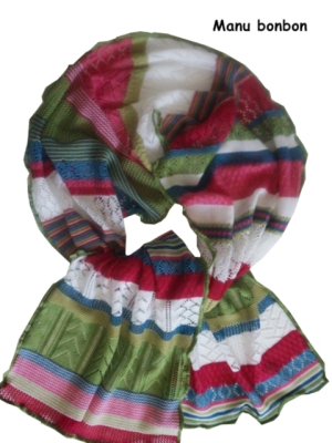 Invero Schal MANU - 100% Schurwolle (Merino extra fein)