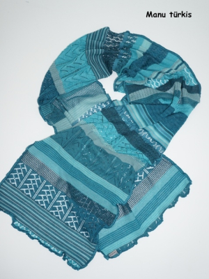 Invero Schal MANU - 100% Schurwolle (Merino extra fein)