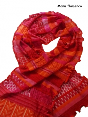 Invero Schal MANU - 100% Schurwolle (Merino extra fein)
