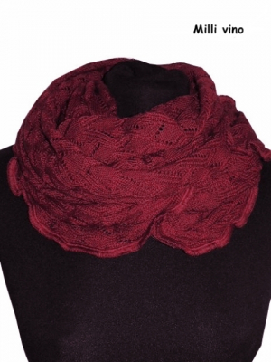 Invero Drehschal Milli - 100% Schurwolle (Merino extra fein)