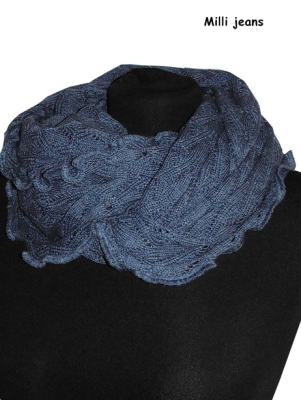 Invero Drehschal Milli - 100% Schurwolle (Merino extra fein)