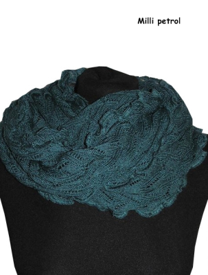 Invero Drehschal Milli - 100% Schurwolle (Merino extra fein)