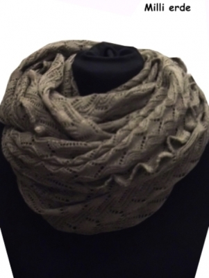 Invero Drehschal Milli - 100% Schurwolle (Merino extra fein)
