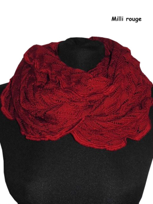 Invero Drehschal Milli - 100% Schurwolle (Merino extra fein)